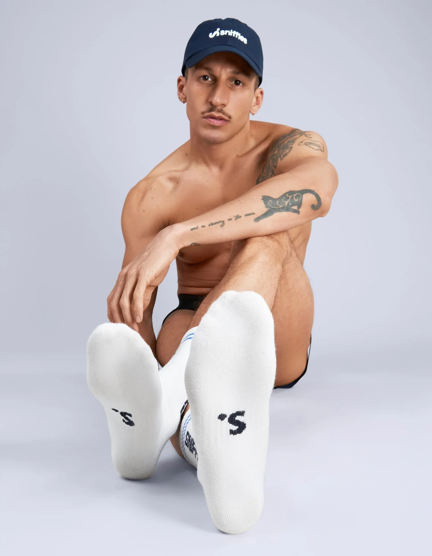 Athletic Logo Sock - White - Image 3