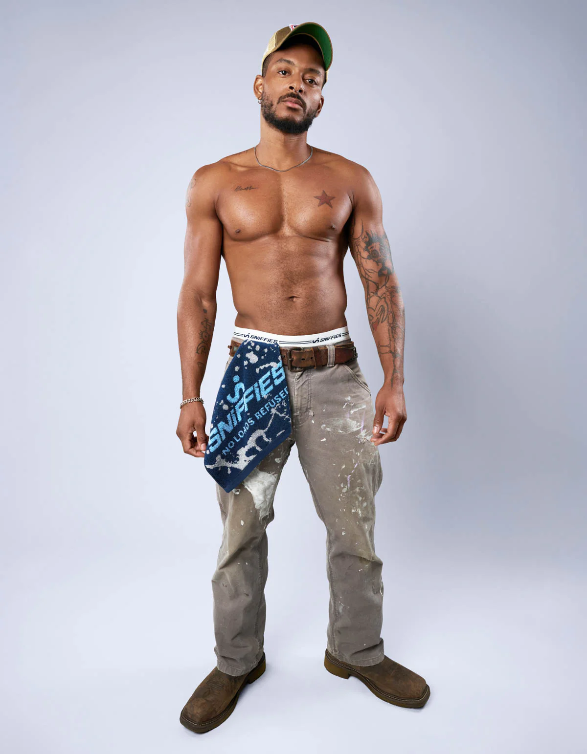 C*m Rag Towel - Navy - Image 5
