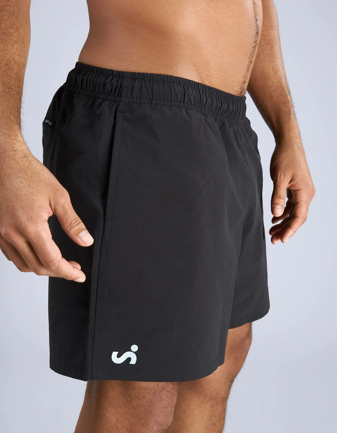 Cargo Swim Short - Black - Image 7