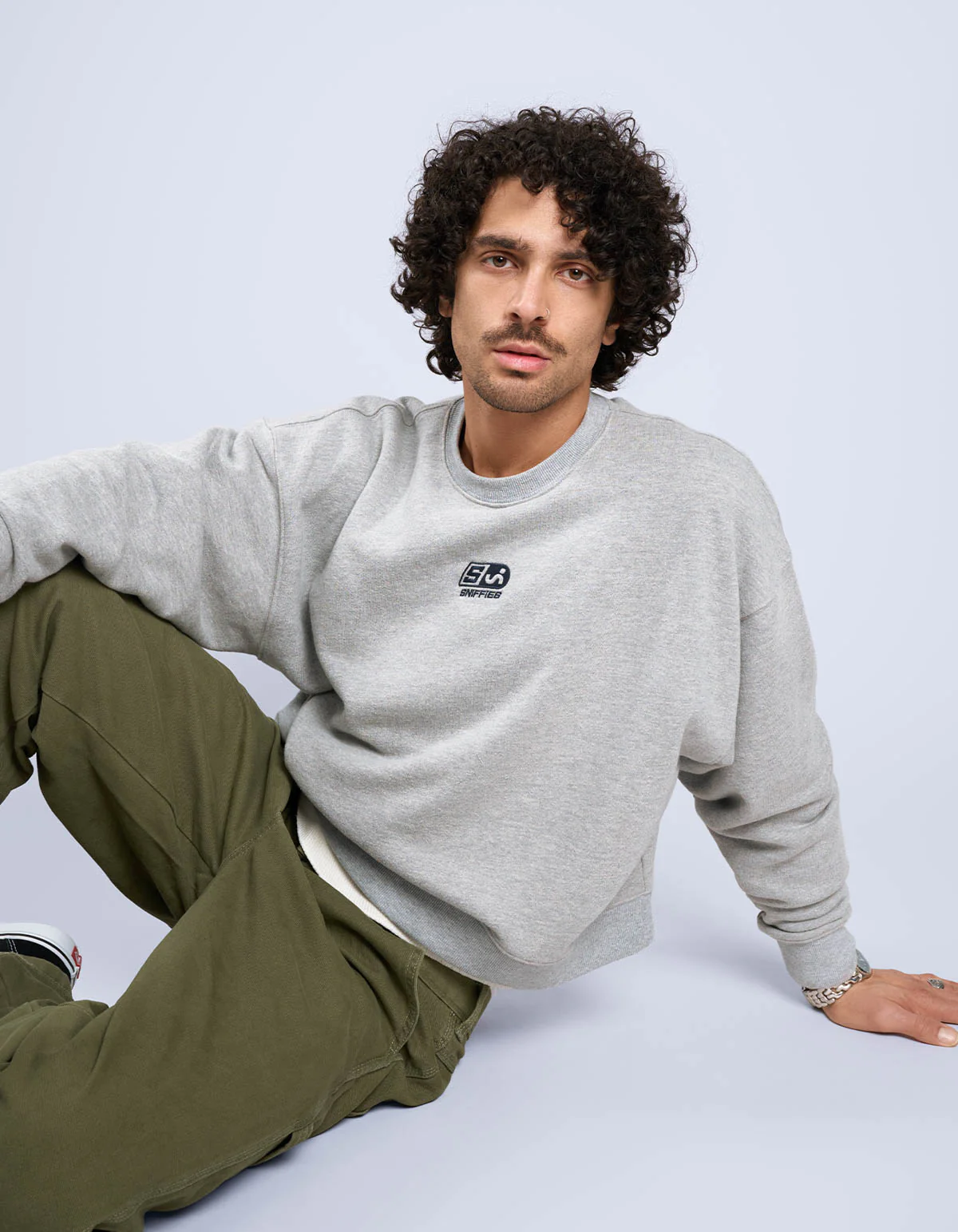 Core Cropped Crewneck Sweatshirt - Image 3