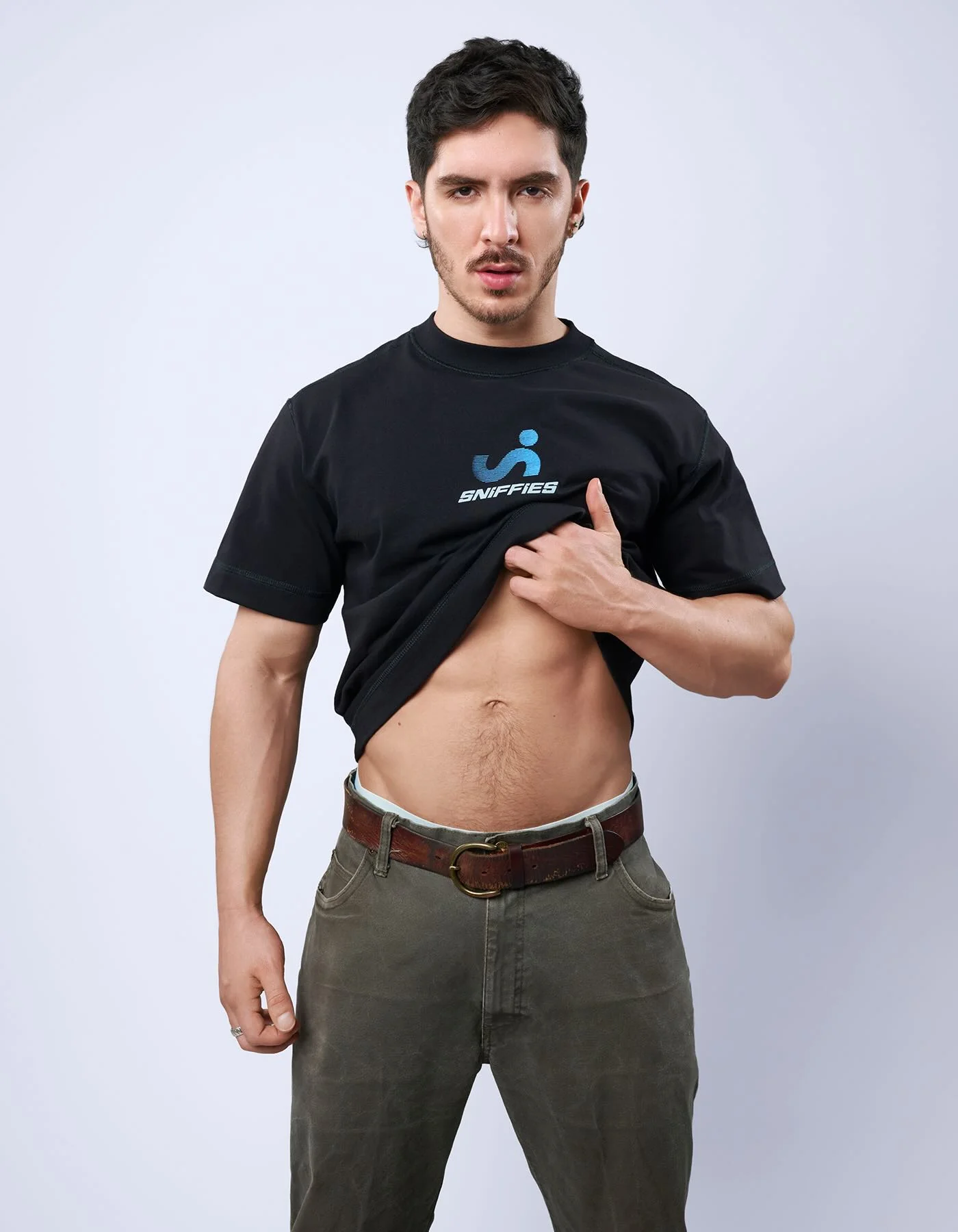 Optical Logo Tee - Black - Image 5