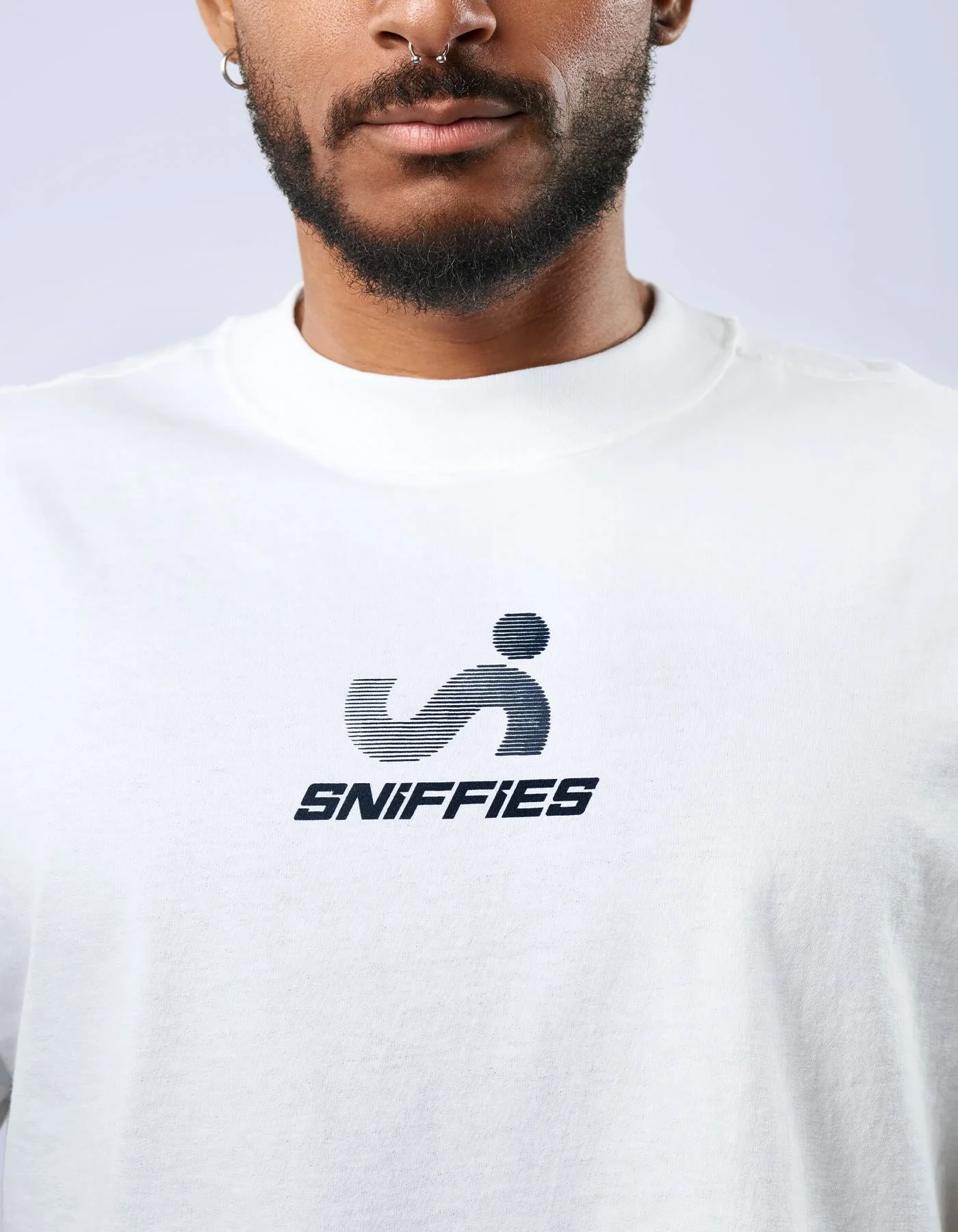 Optical Logo Tee - White - Image 3