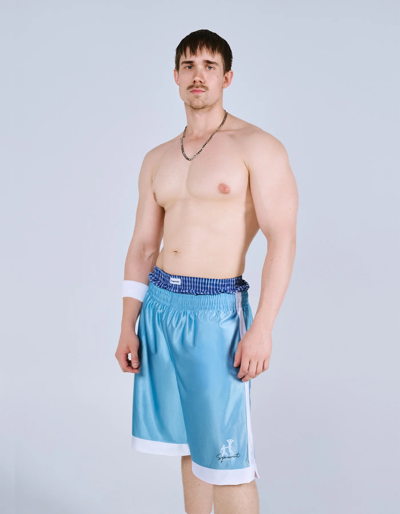 DL Basketball Shorts - Carolina Blue - Image 3