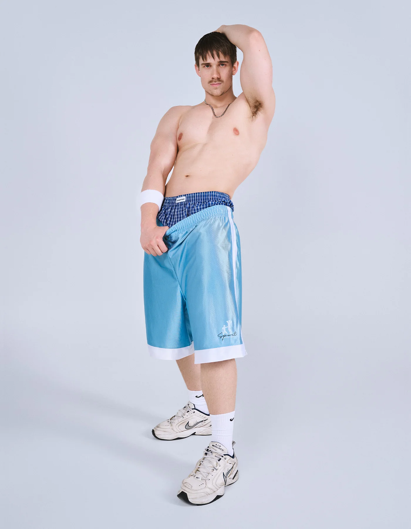 DL Basketball Shorts - Carolina Blue - Image 4