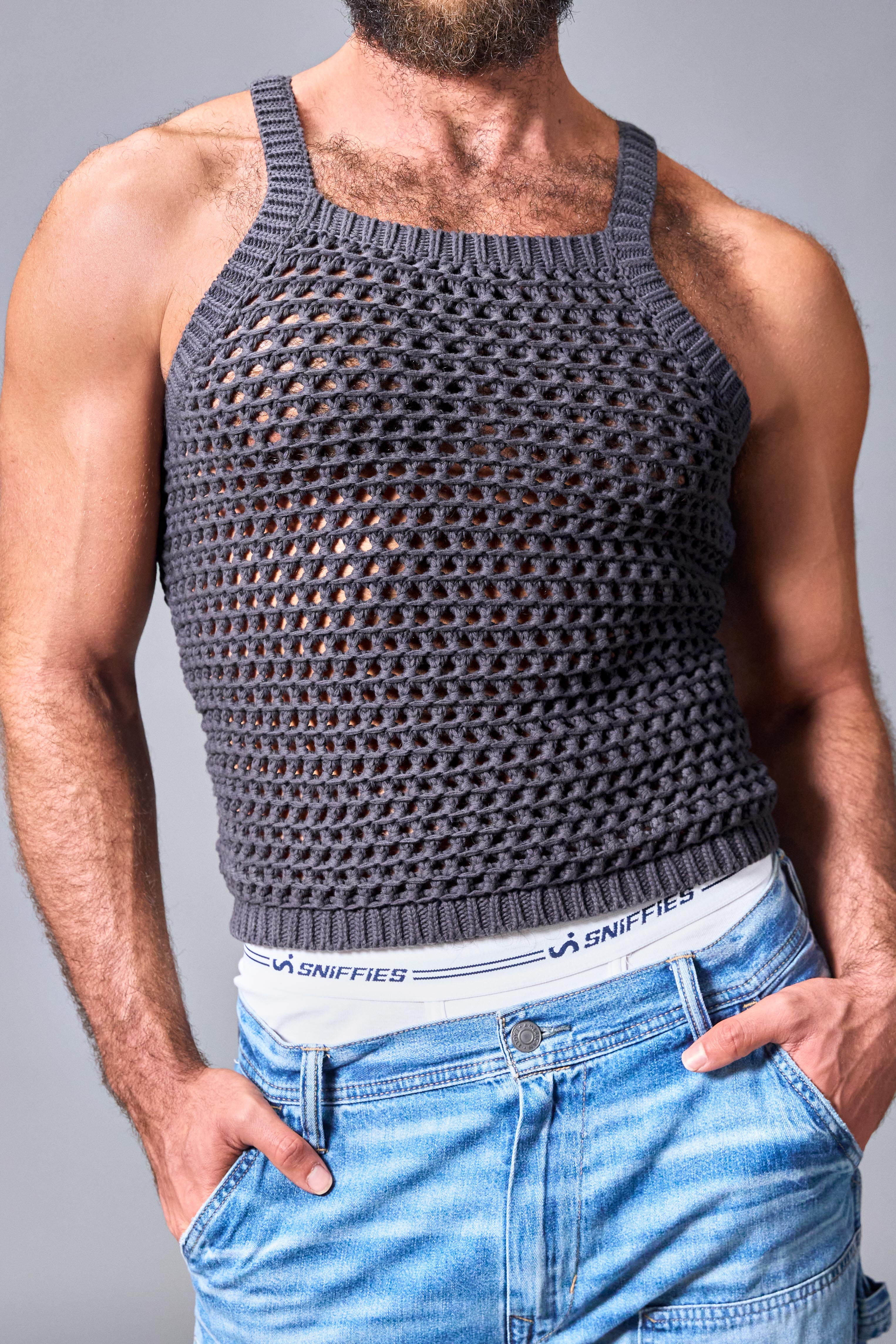 FANG X Sniffies Pointelle Loop Tank - Image 6