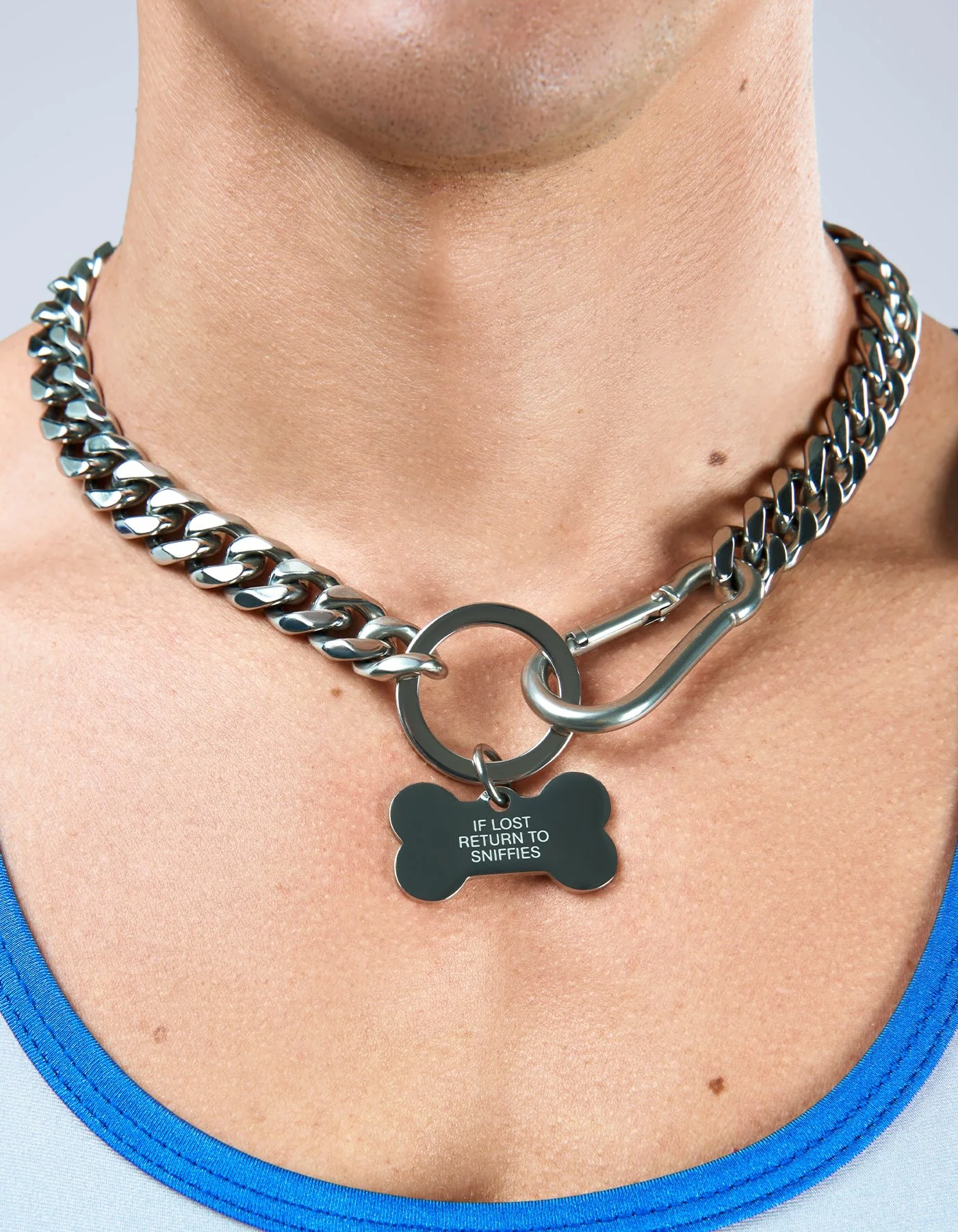 Good Boy Dog Collar - Silver - Image 3