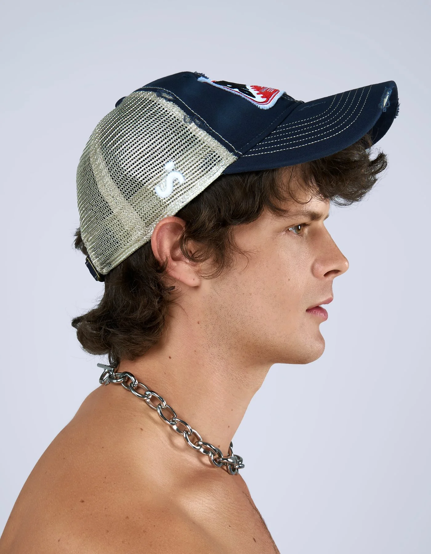 Load Management Services Trucker Hat - Navy - Image 4