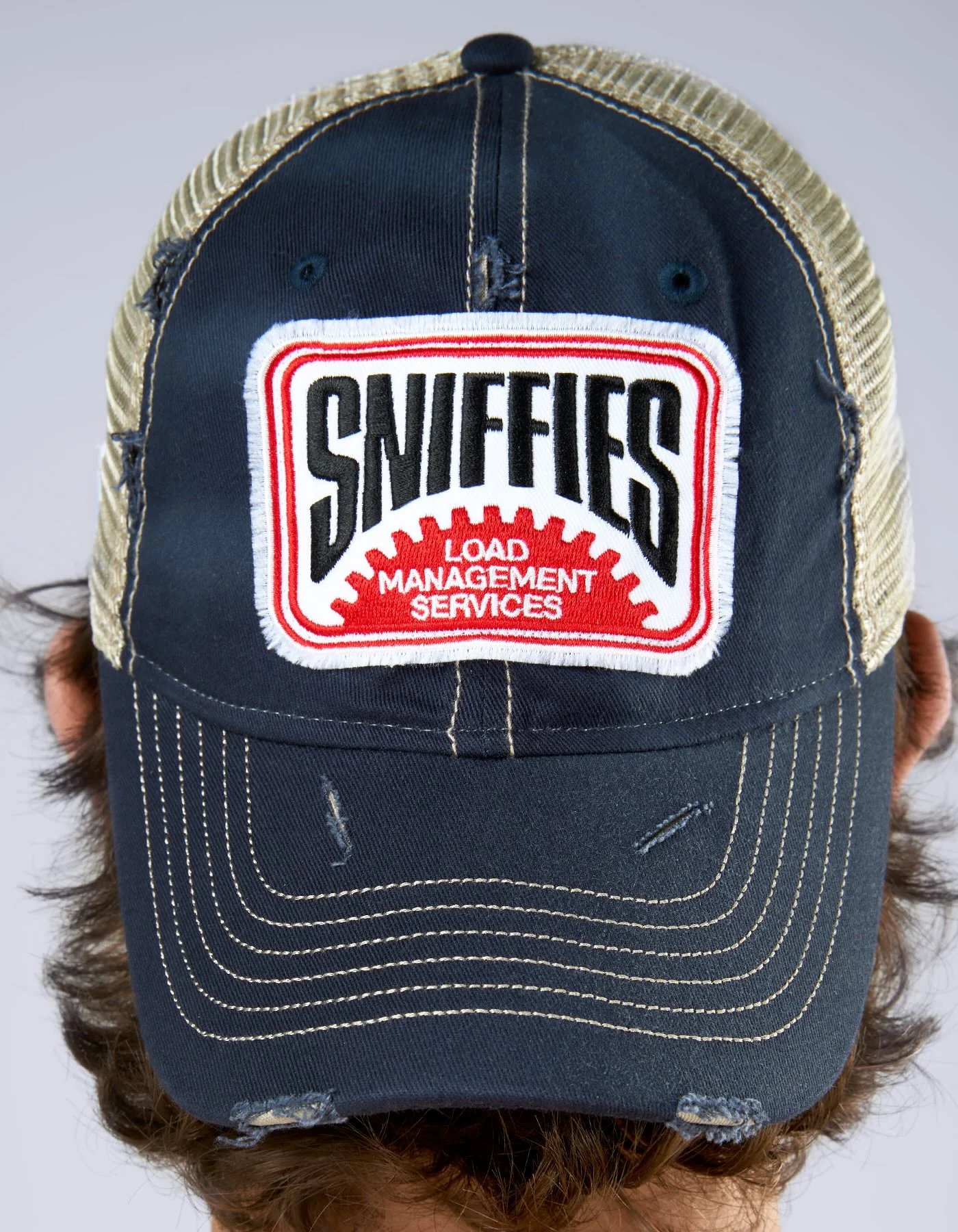 Load Management Services Trucker Hat - Navy - Image 6