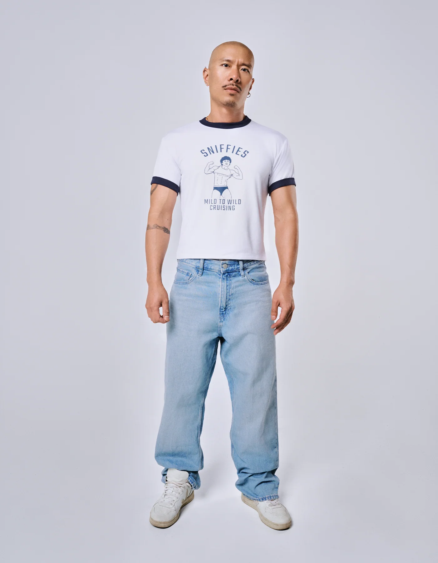 Mild To Wild Cruising Cropped Ringer Tee - Image 3