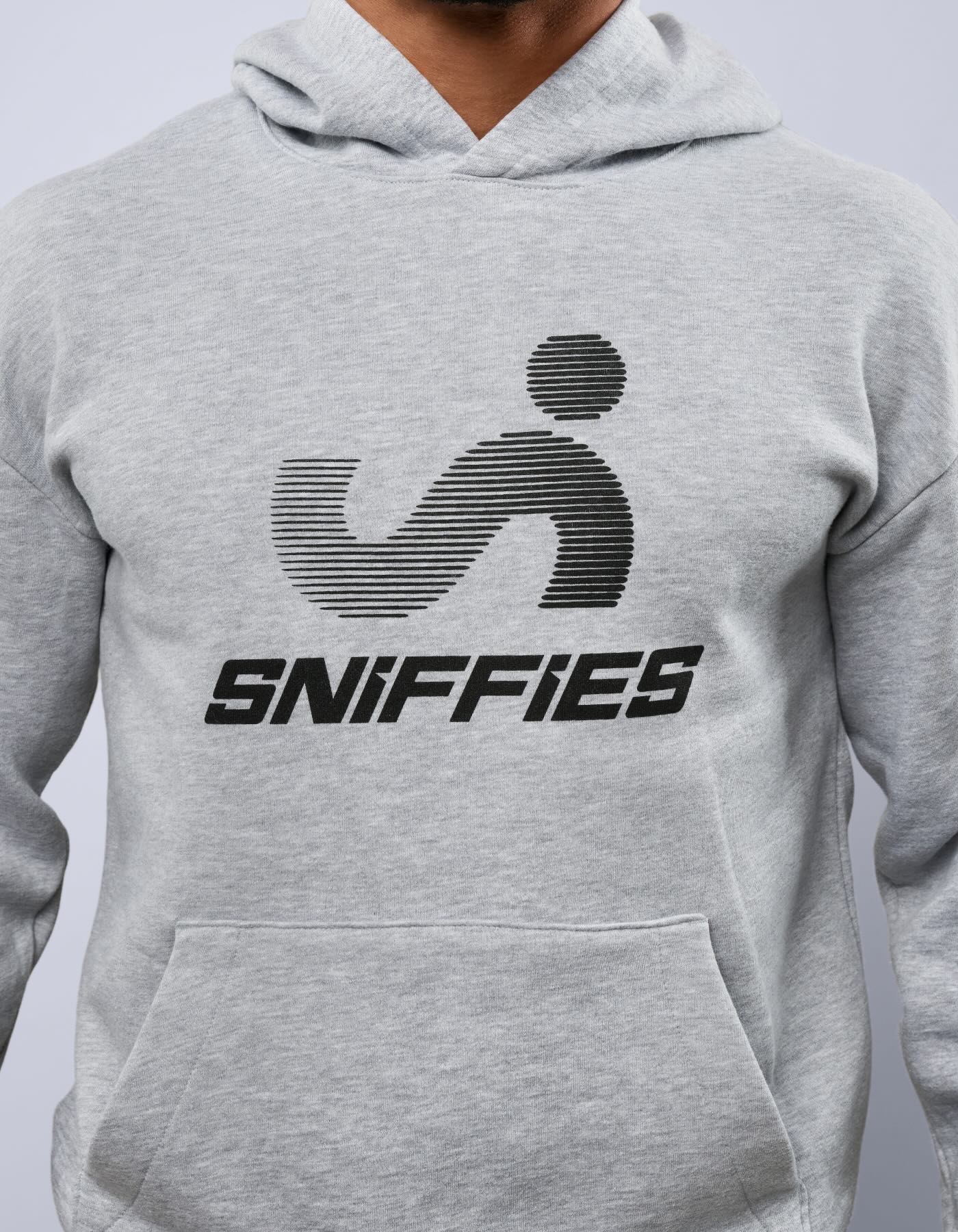 Optical Logo Hoodie - Grey - Image 5