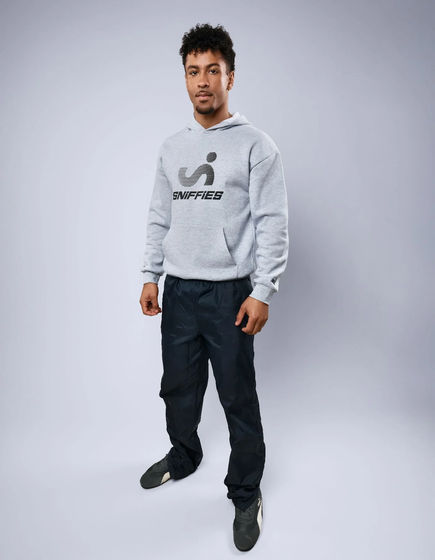 Optical Logo Hoodie - Grey - Image 7