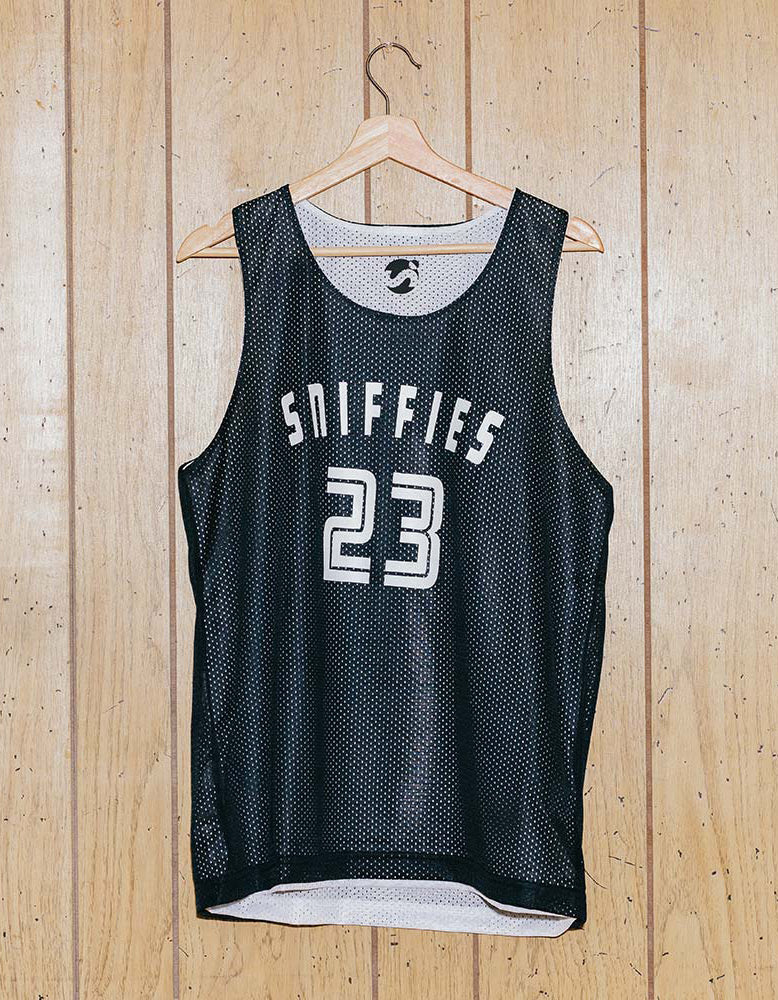 Reversible Mesh Jersey - Black/White - Image 6
