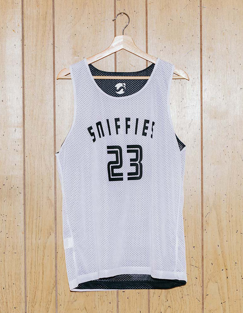 Reversible Mesh Jersey - Black/White - Image 7