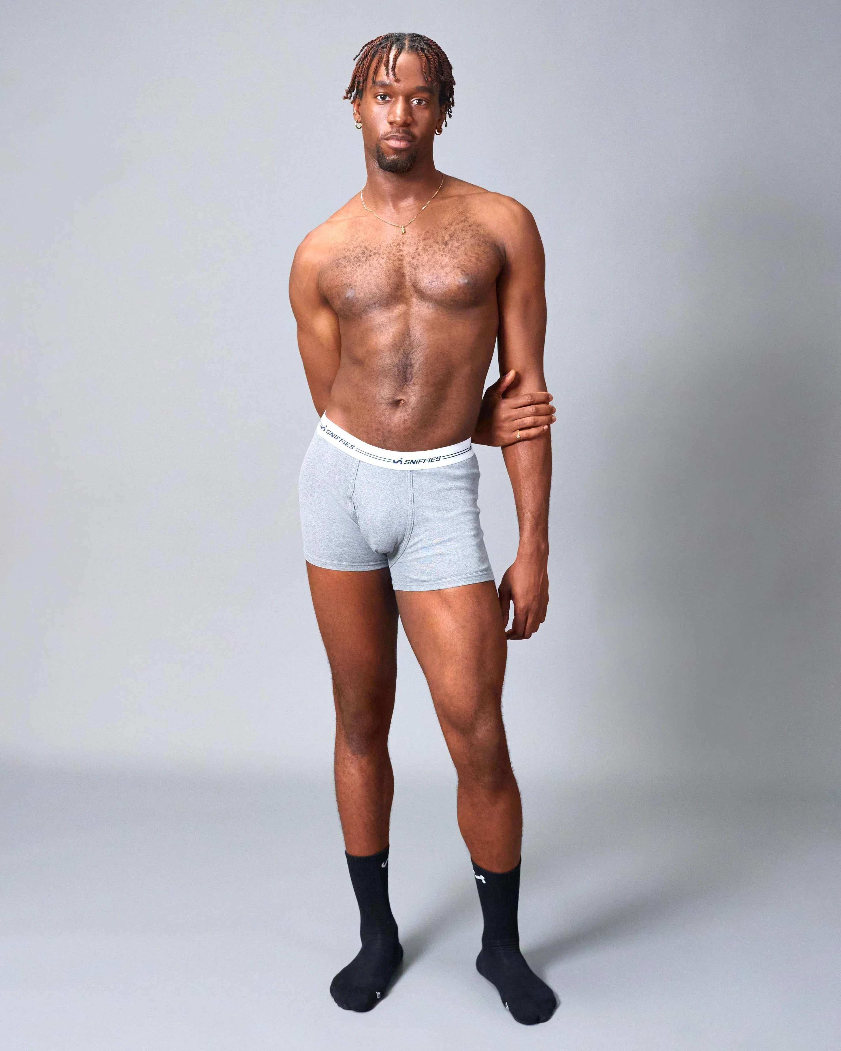 Sniffies Boxer Brief - Grey - Image 3