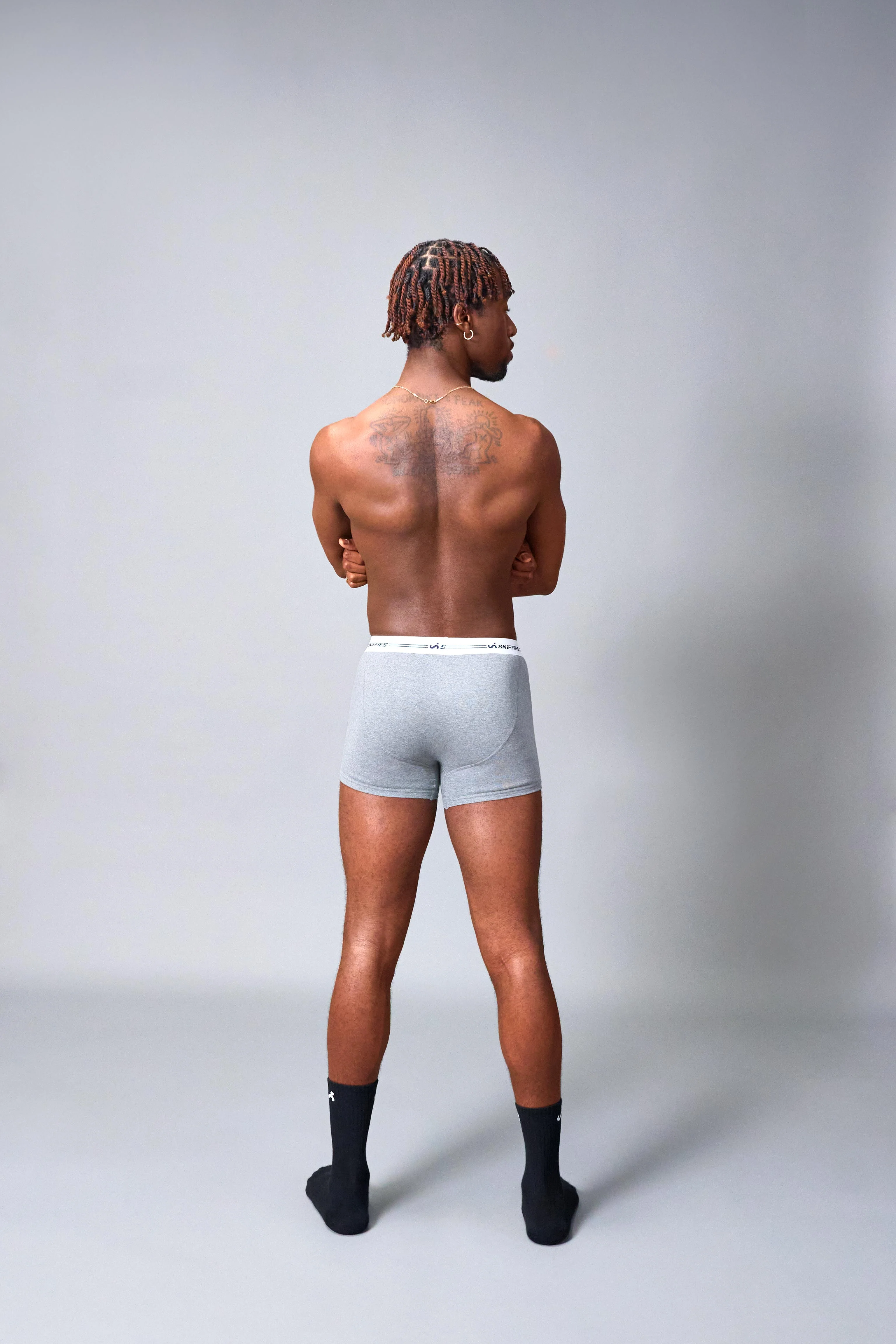 Sniffies Boxer Brief - Grey - Image 5