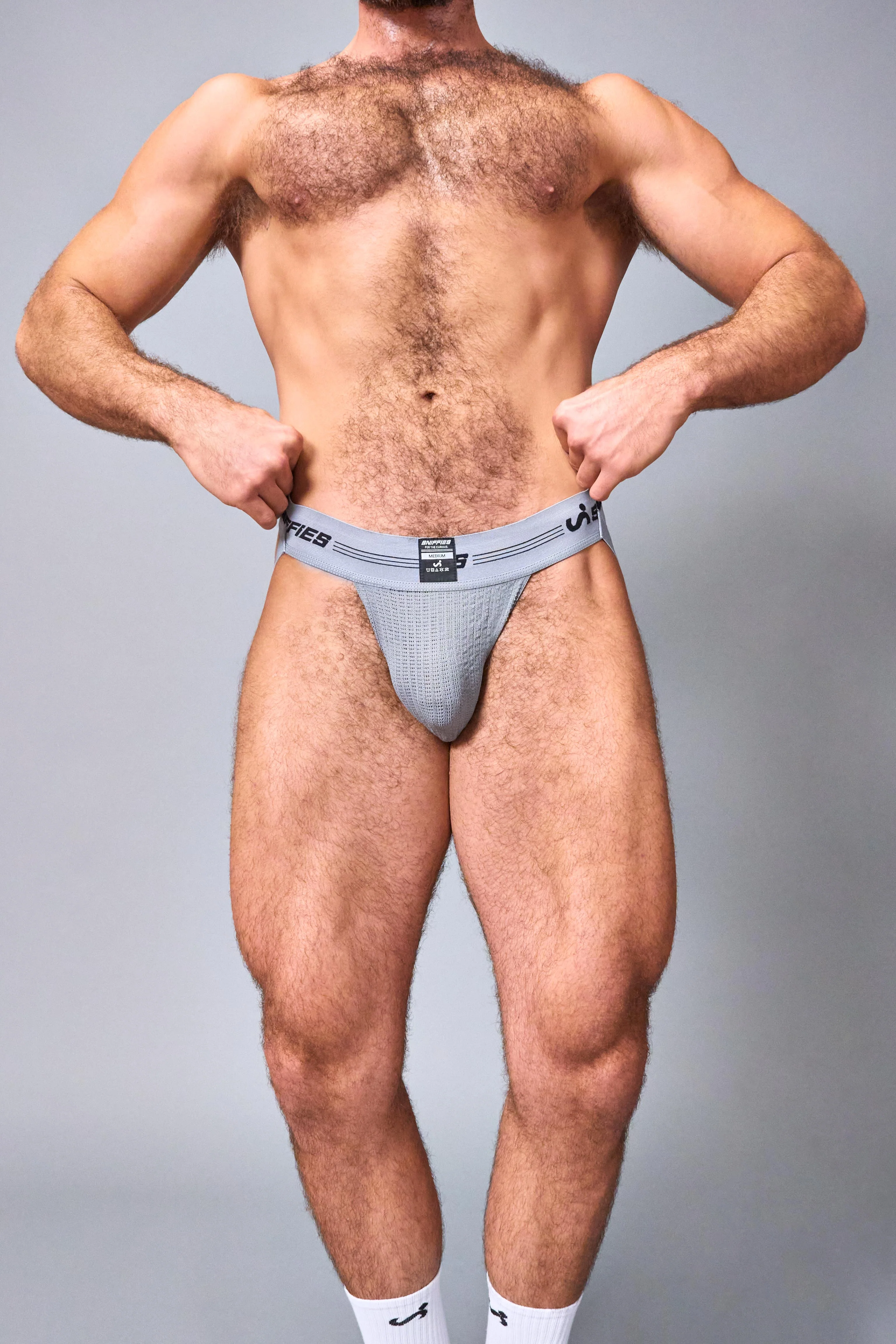 Sniffies Core Jock - Grey - Image 4