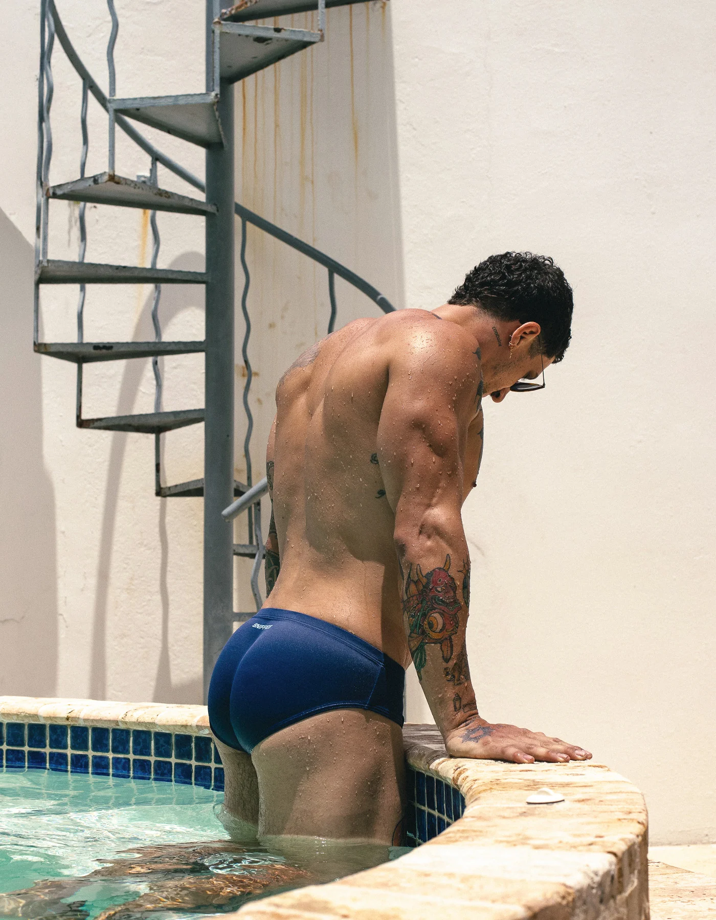 Sniffies Core Swim Brief - Blue - Image 7