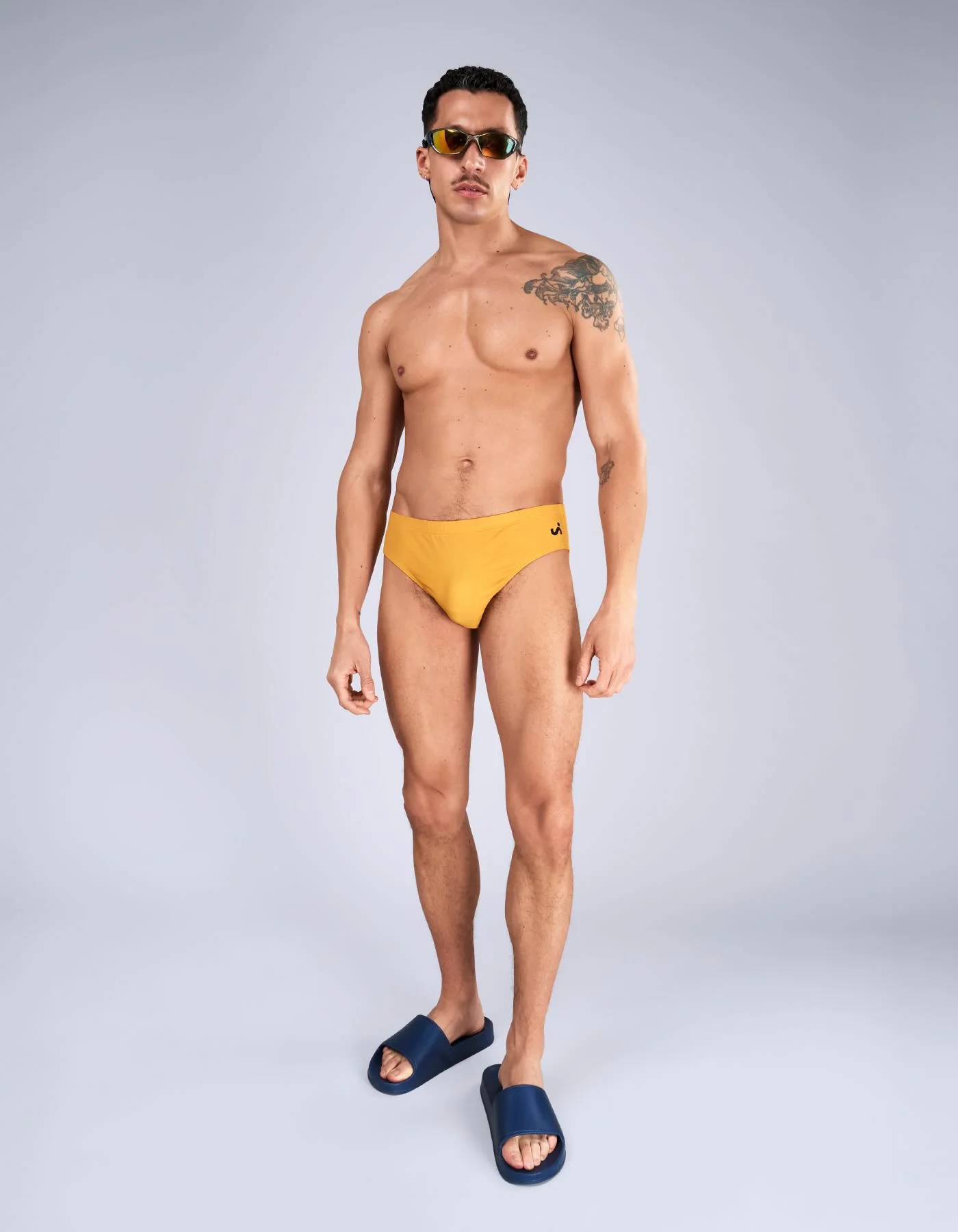 Sniffies Core Swim Brief - Ochre - Image 3