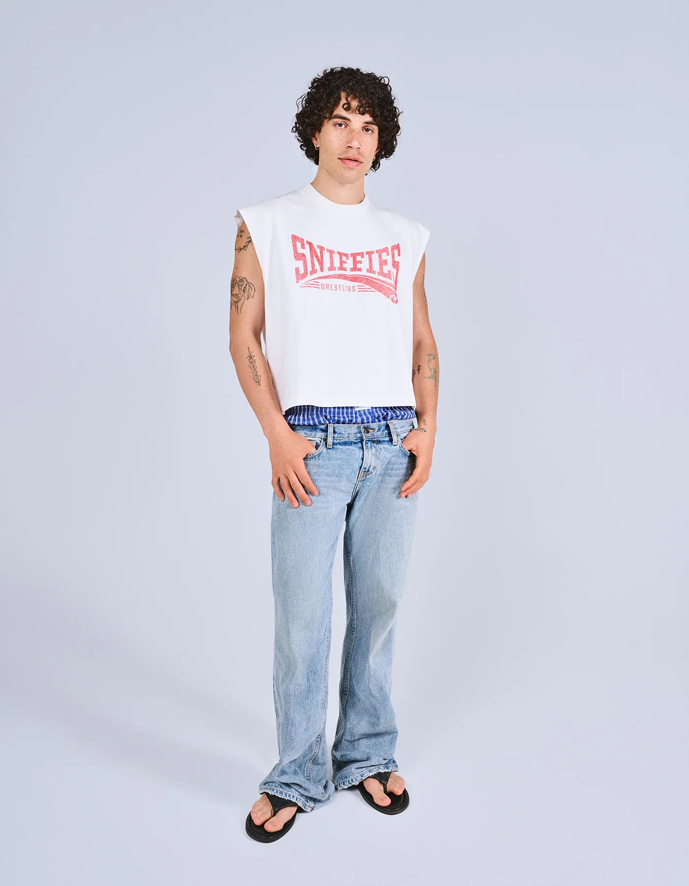 Wrestling Box Fit Crop Tank - Image 4