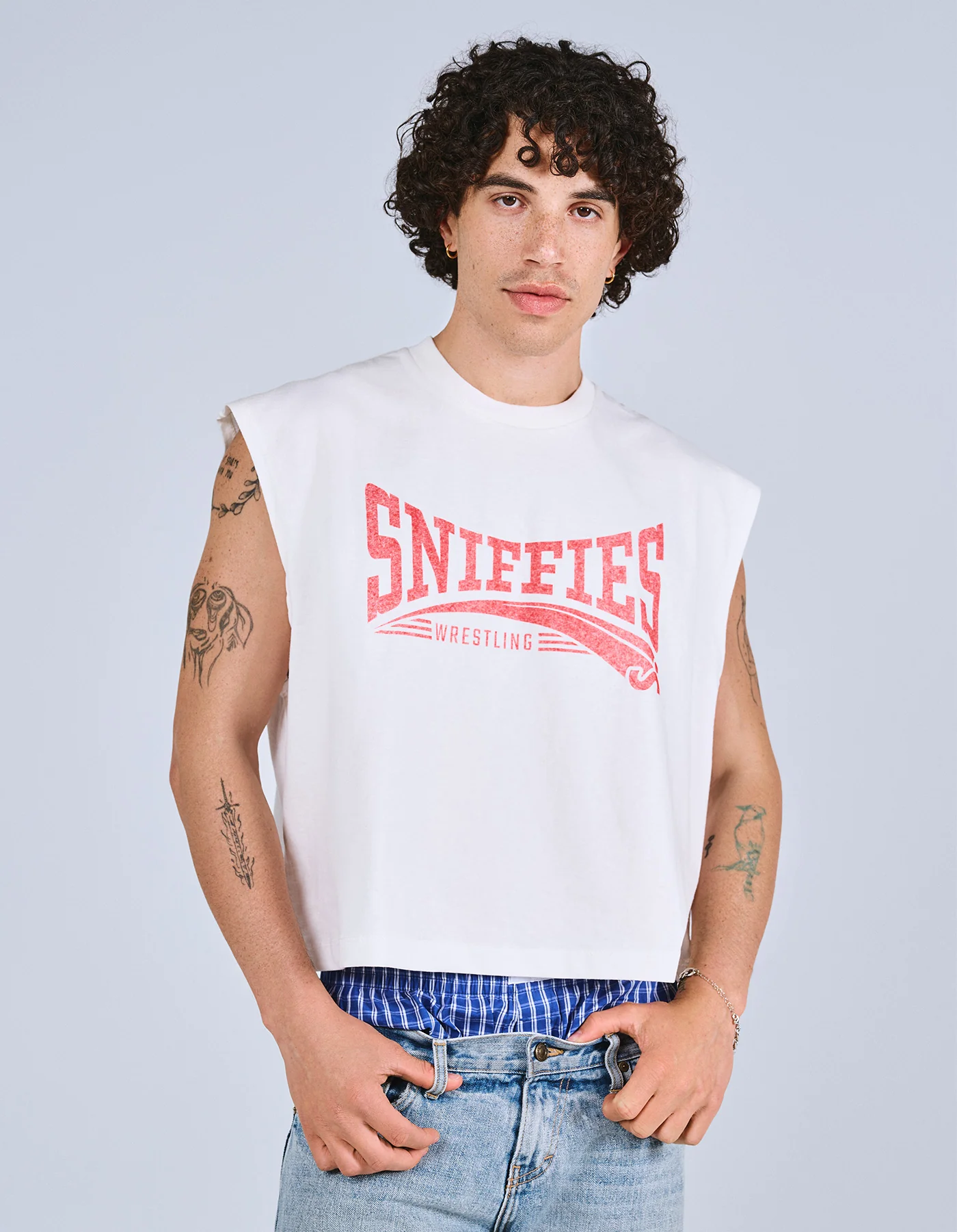 Wrestling Box Fit Crop Tank - Image 5