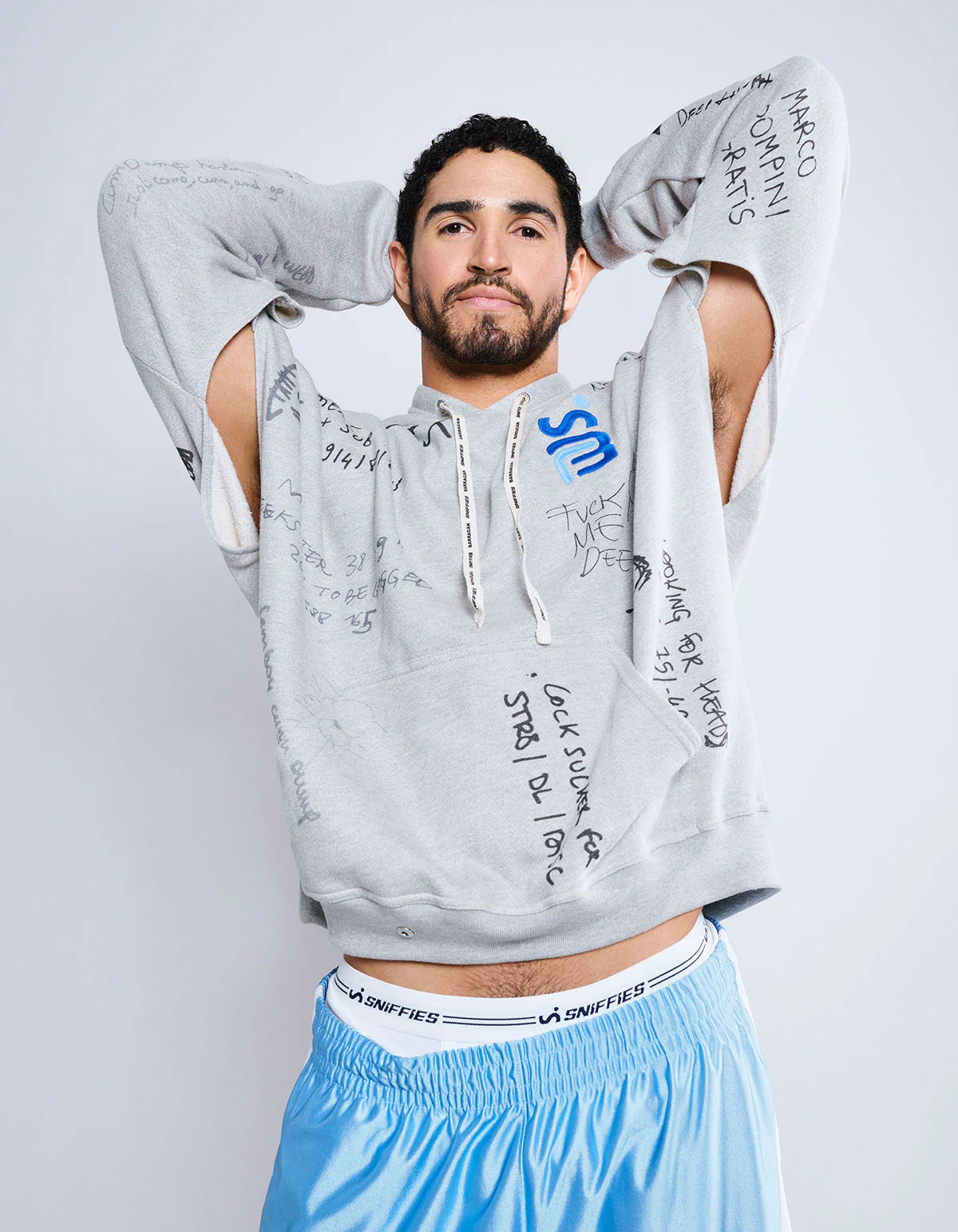 BARRAGÁN x Sniffies Hands-Free Graffiti Hoodie - Image 3