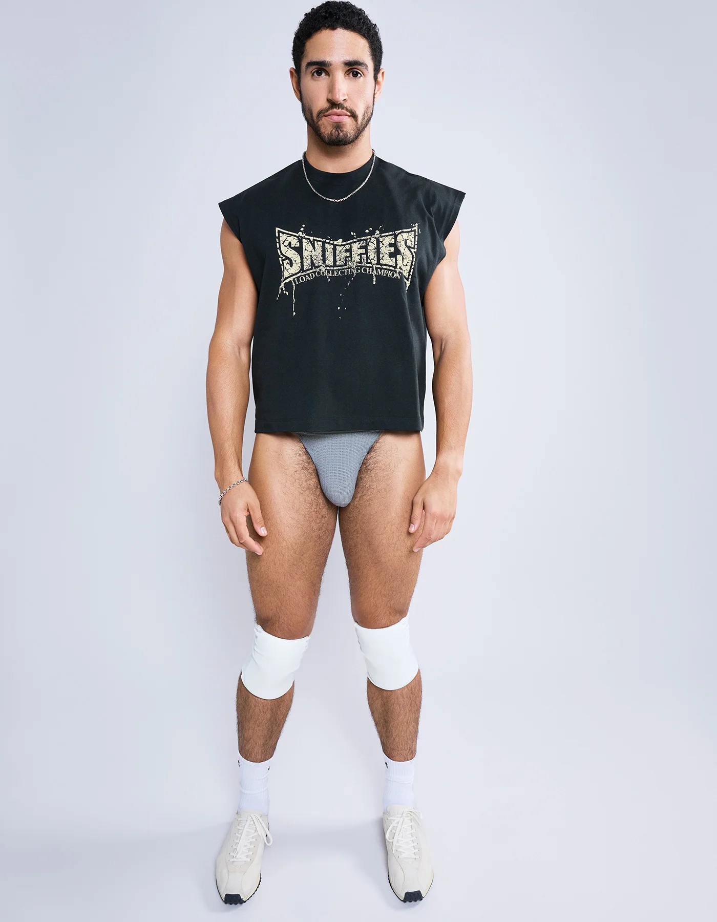 BARRAGÁN x Sniffies  Load-Covered Box Fit Crop Tank - Image 3