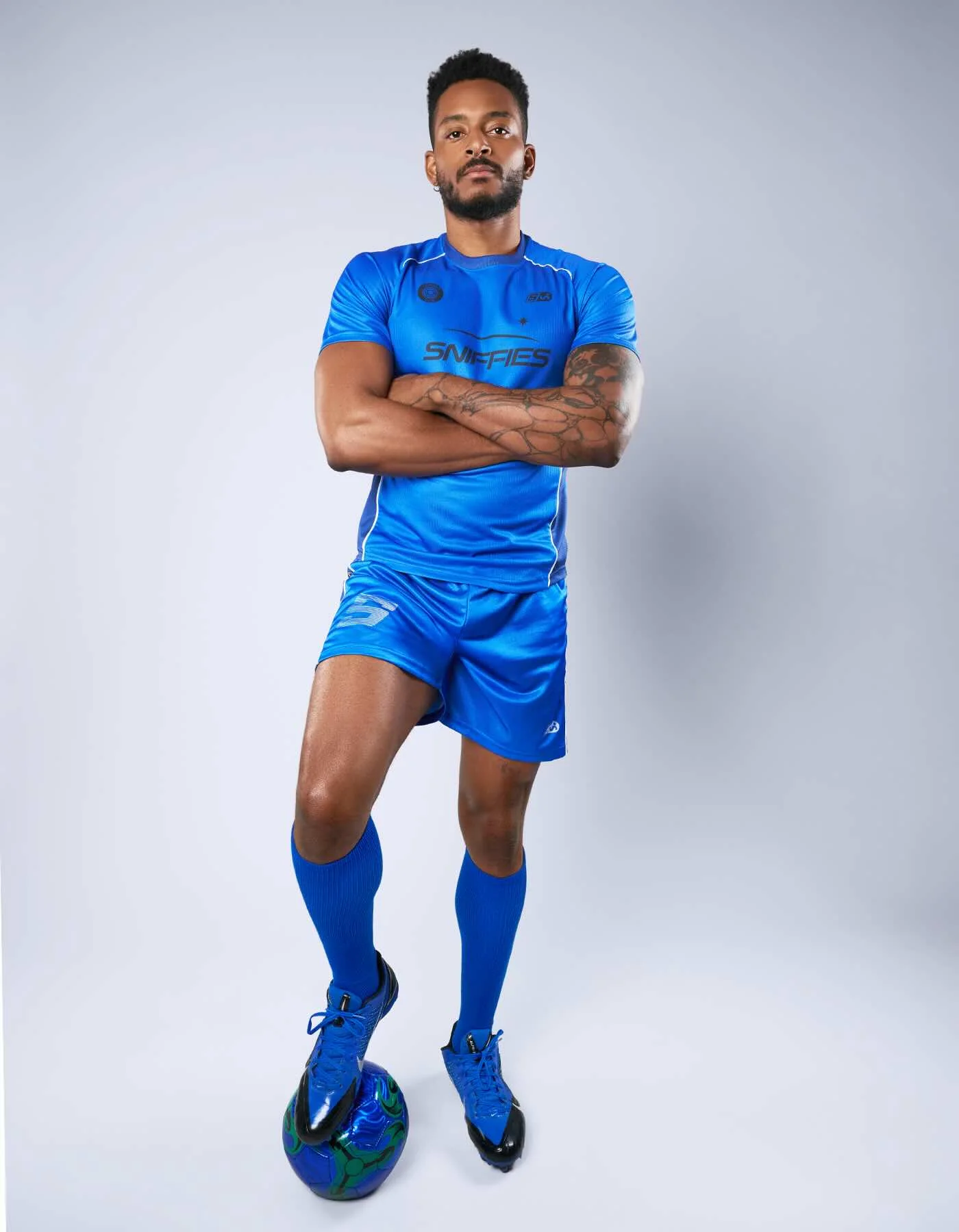 Sniffies Home Soccer Shorts - Blue - Image 7