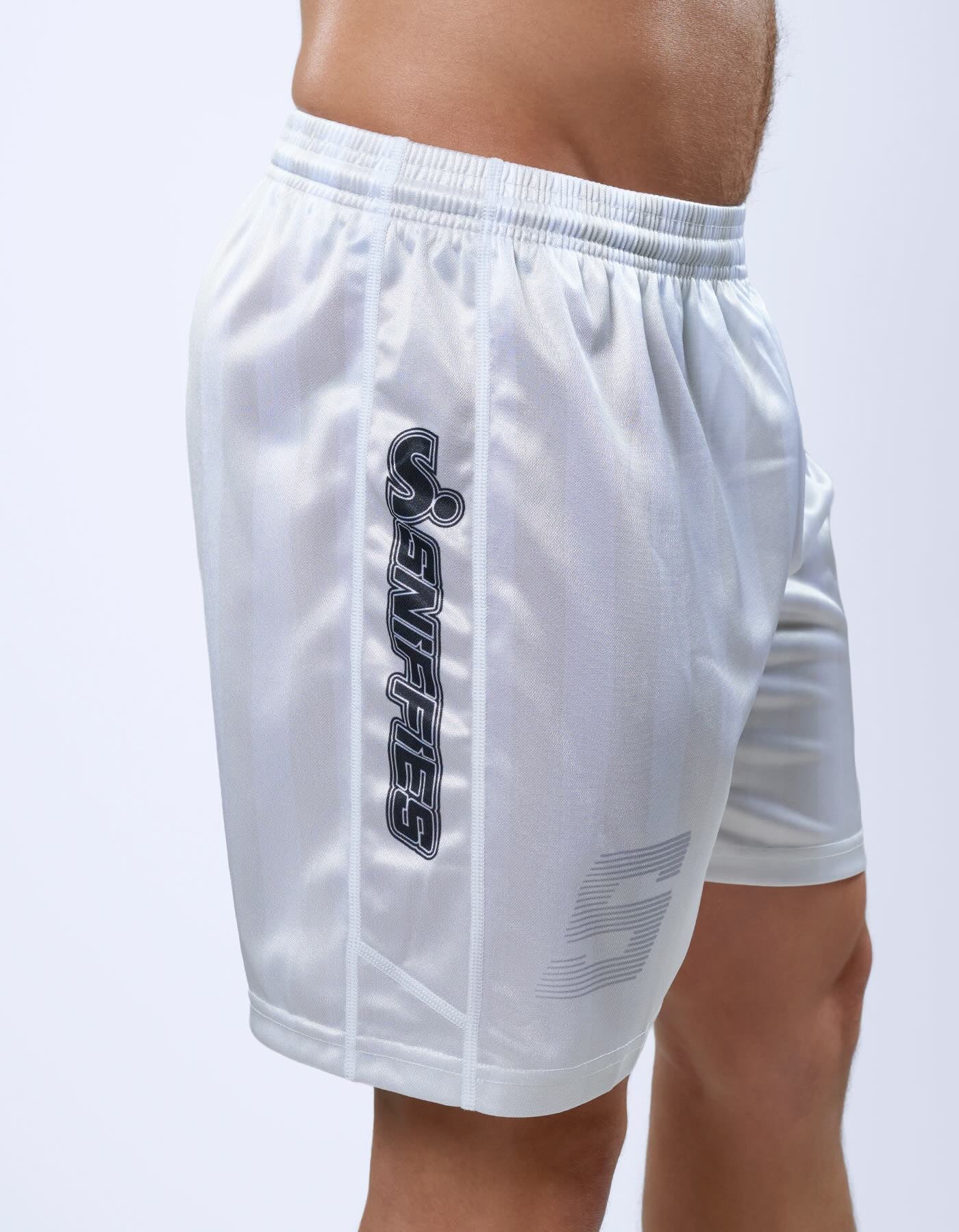 Sniffies Away Soccer Shorts - White - Image 4