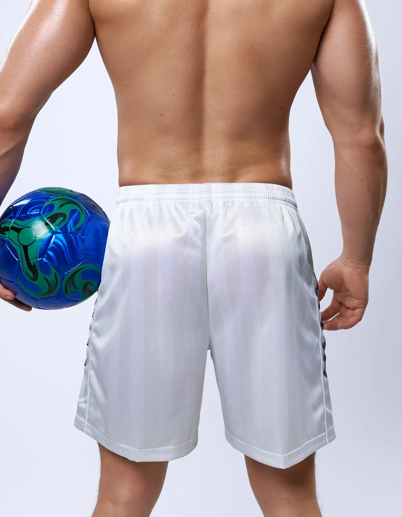 Sniffies Away Soccer Shorts - White - Image 5