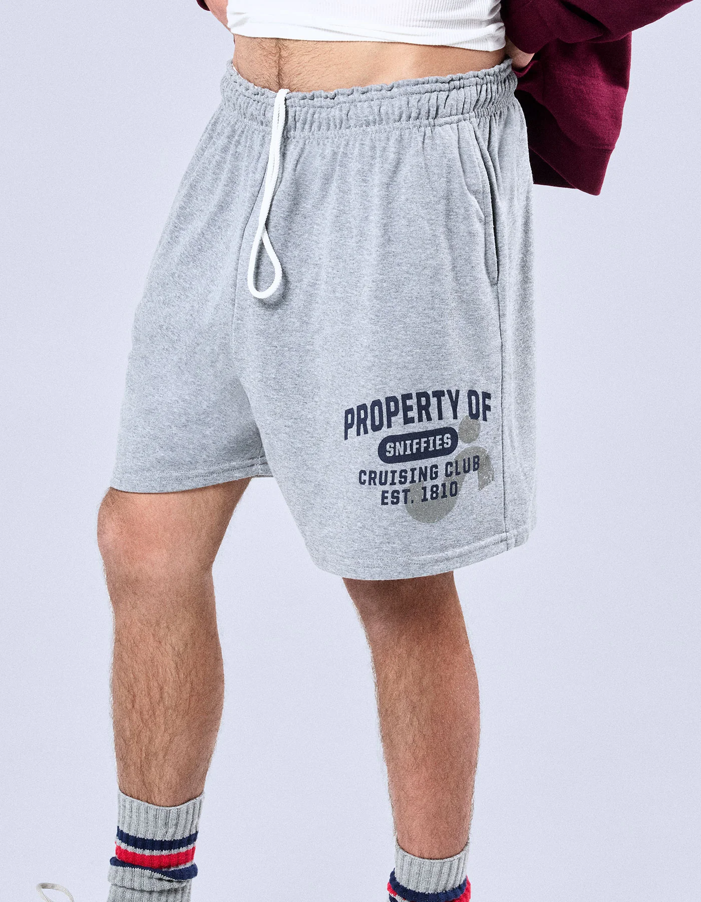 Vintage Phys. Ed. Shorts - Grey - Image 3