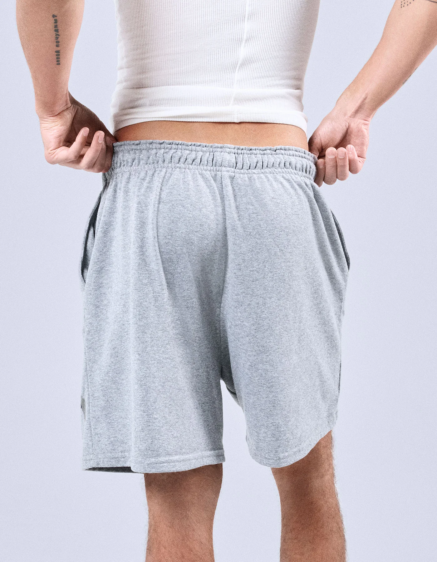 Vintage Phys. Ed. Shorts - Grey - Image 4