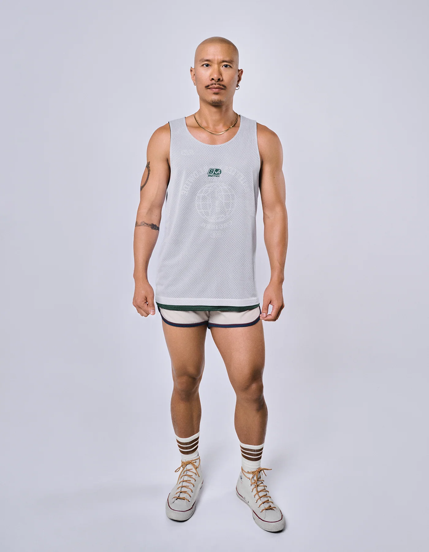 Worldwide Cruiser Reversible Mesh Jersey - Hunter Green/White - Image 5