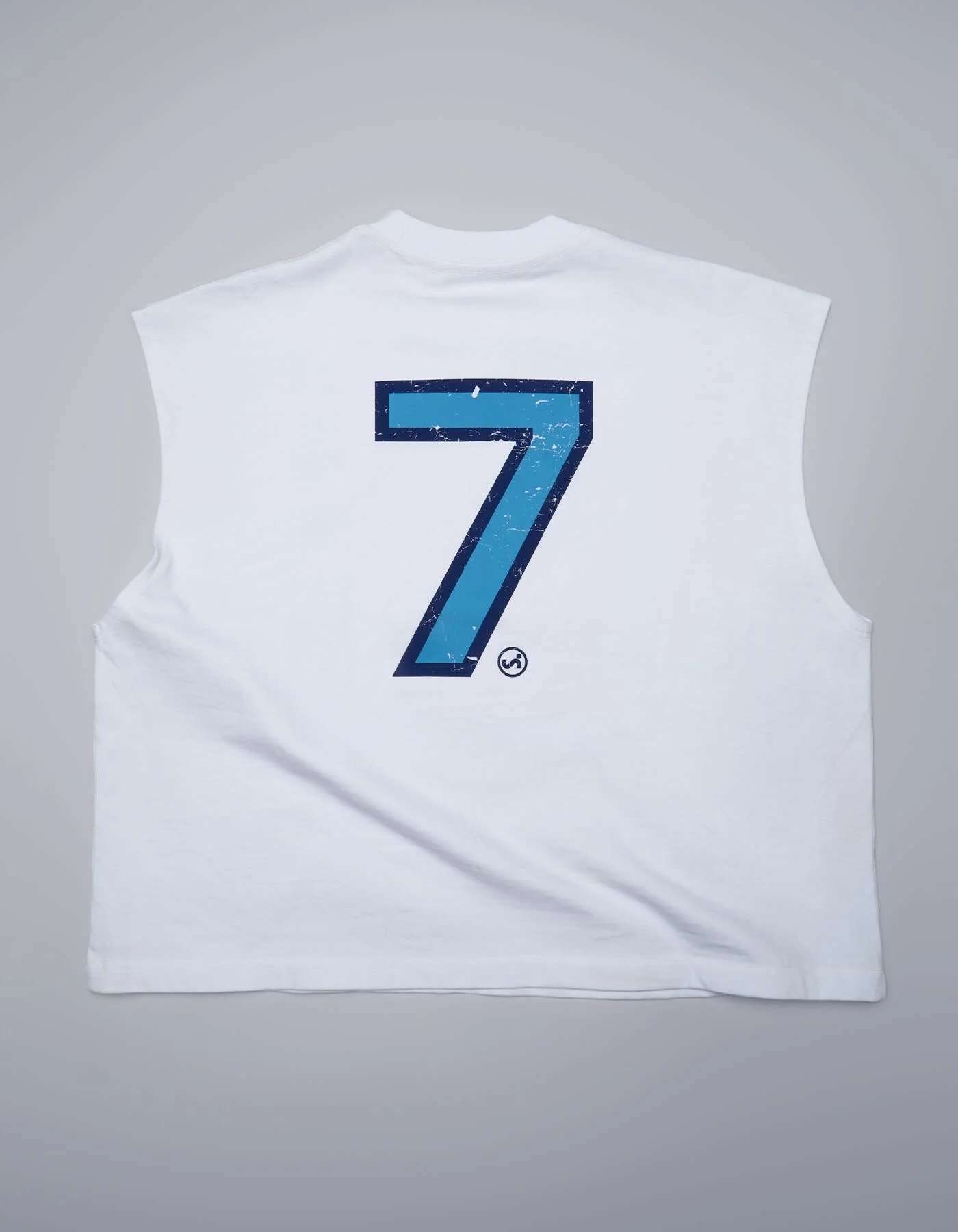 XXX Crop Muscle Tank - White - Image 8
